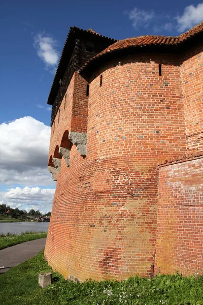 Średniowieczny Zamek Malborku Polsce Światowego Dziedzictwa Unesco — Zdjęcie stockowe