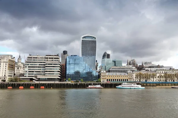 Horizonte Londres Reino Unido Paisagem Urbana Com Edifícios Modernos Antigos — Fotografia de Stock