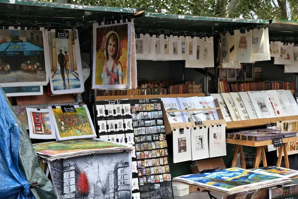 Paris França Julho 2011 Obras Arte Venda Mercado Rua Paris — Fotografia de Stock