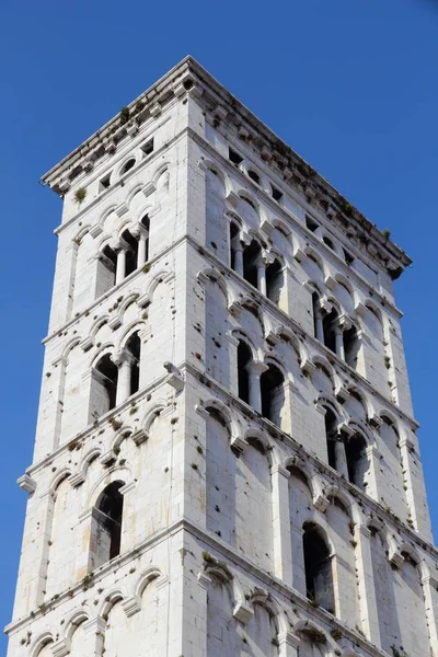 Lucca Italien San Michele Foro Katholische Basilika Die Erzengel Michael — Stockfoto