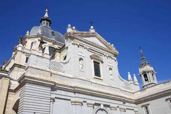 Madrid Almudena Cathedral Église Historique Espagne — Photo
