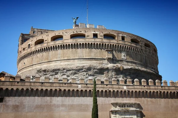 Ρώμη Ιταλία Αρχιτεκτονική Του Κάστρο Του Αγίου Αγγέλου — Φωτογραφία Αρχείου