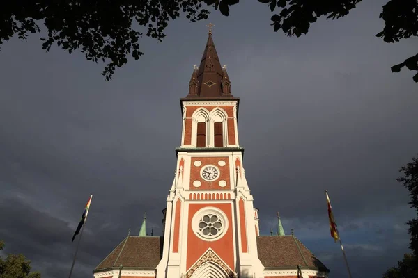 Jonkoping town in Sweden. Local landmark - Sofiakyrkan (Sofia church).