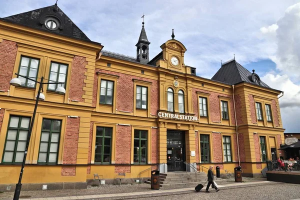 Linkoping Švédsko Srpna 2018 Hlavní Nádraží Linkoping Švédsko Linkoping Největší — Stock fotografie