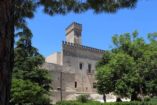 Nardo Apulia Italia Vista Del Castillo Castello Acquaviva —  Fotos de Stock