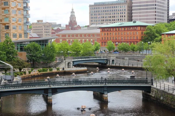 Skyline Cidade Providence Rhode Island Cityscape Região Nova Inglaterra Dos — Fotografia de Stock