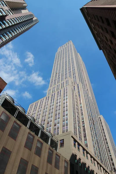 New York Usa Juli 2013 Empire State Building Wolkenkratzer New — Stockfoto