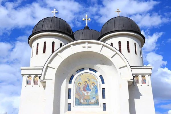 阿拉德 罗马尼亚 神圣的三位一体的东正教大教堂 — 图库照片