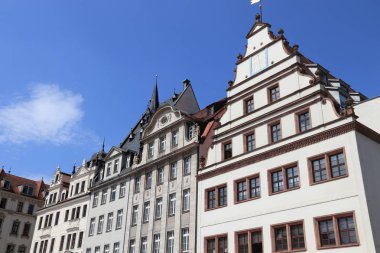 Leipzig Markt kare - Saxony, Almanya için şehir.