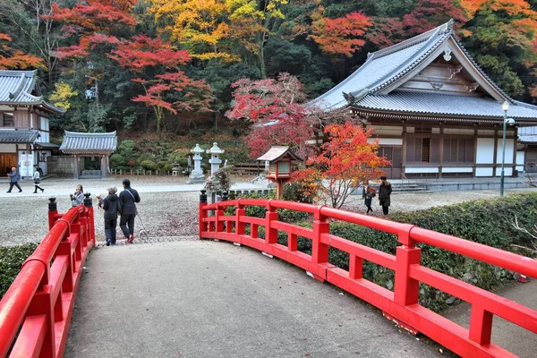 Minoo Japão Novembro 2016 Pessoas Visitam Meiji Mori Mino Quasi — Fotografia de Stock