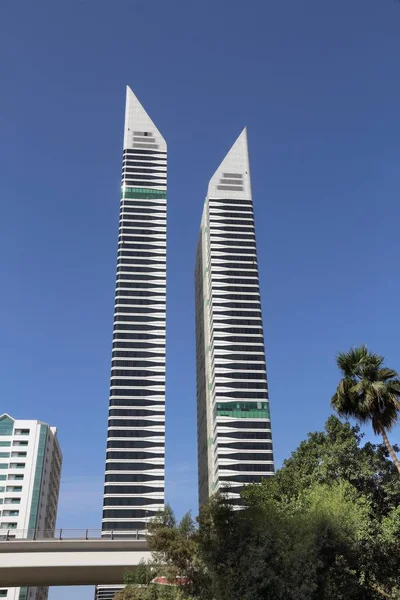 Дубаї Оае Листопада 2017 Nassima Tower Hotel Будівлі Дубаї Оае — стокове фото