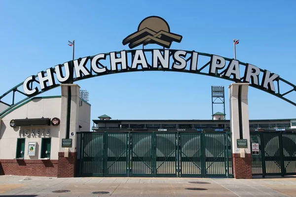 Fresno Estados Unidos Abril 2014 Estadio Béisbol Chukchansi Park Fresno — Foto de Stock