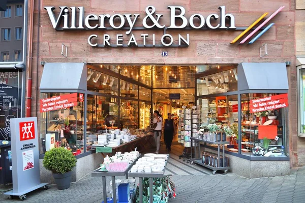 Nürnberg Almanya Mayıs 2018 Villeroy Boch Mutfak Eşyaları Marka Mağaza — Stok fotoğraf