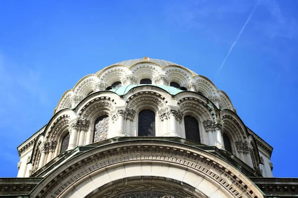 Catedral São Alexandre Nevski Sófia Bulgária Marco Ortodoxo — Fotografia de Stock