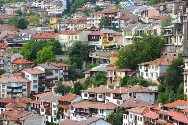 Veliko Tarnovo Bulgária Cidade Velha Localizada Três Colinas — Fotografia de Stock