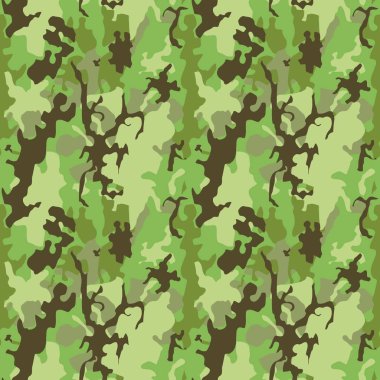 Kamuflaj doku - sorunsuz askeri kamuflaj moda kumaş arka plan.