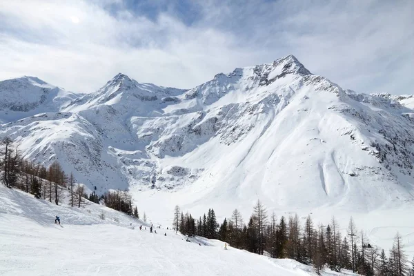 Stazione Sciistica Sportgastein Austria Neve Nelle Alpi Alti Tauri Inverno — Foto Stock