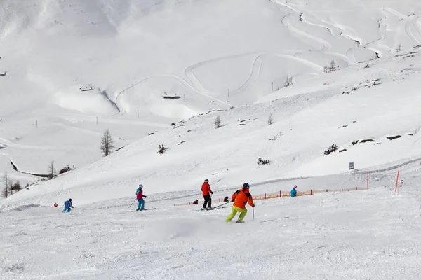 Località Sciistica Austria Neve Nelle Alpi Alti Tauri Inverno Sportgastein — Foto Stock