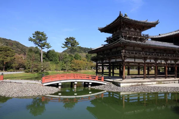Balai Uji Phoenix Kyoto Kuil Buddha Byodo Sebuah Situs Warisan — Stok Foto