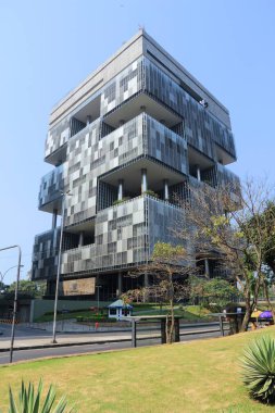 Rio De Janeiro, Brezilya - 19 Ekim 2014: Petrobras karargahı Rio de Janeiro. Petrobras en büyük enerji ve 130 milyar YTL gelir ile dünya petrol şirketleri 2013 yılında biridir.