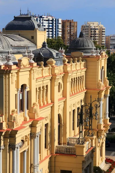 Stadhuis Van Malaga Spanje Gebouw Van Lokale Overheid — Stockfoto