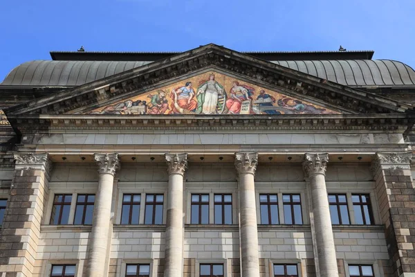 Dresden City Tyskland Delstaten Sachsen Finansministeriet — Stockfoto