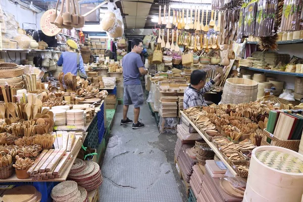 Taipei Taiwan Dicembre 2018 Laboratorio Negozio Artigianato Tradizionale Legno Dihua — Foto Stock