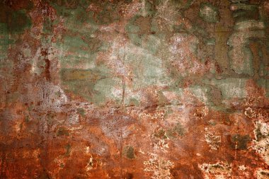 Vintage doku - retro biçimli paslı metal arkaplan.