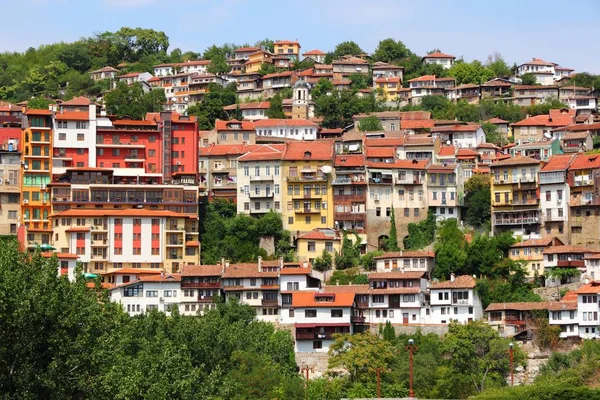 Veliko Tarnovo Bulgaria Casco Antiguo Situado Tres Colinas — Foto de Stock