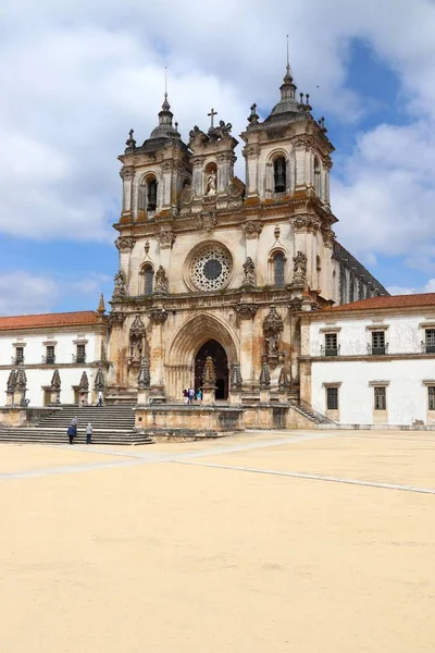 Alcobaca Kloster Medeltida Gotiska Landmärke Portugal Unescos Världsarvslista — Stockfoto