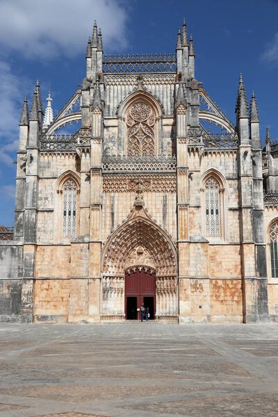 Batalha Monastery - medieval gothic church in Portugal. UNESCO World Heritage Site.