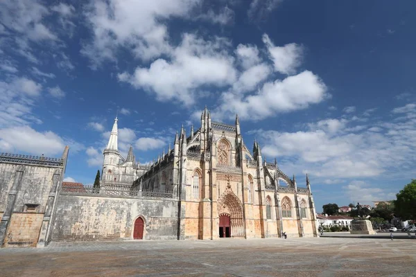 Monastero Batalha Punto Riferimento Gotico Medievale Portogallo Patrimonio Mondiale Unesco — Foto Stock