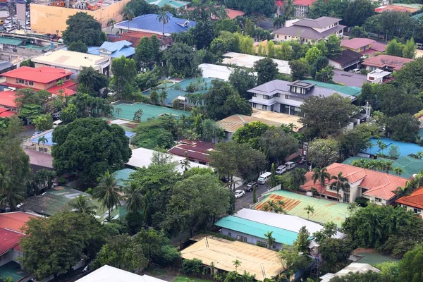 Manila Philippines Bel Air District Villas Aerial View — Stock Photo, Image