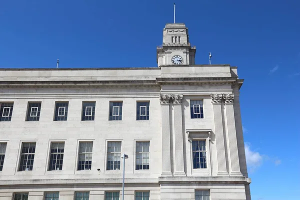 Barnsley Radnice Místní Pamětihodnost Regionu Yorkshire Anglie — Stock fotografie