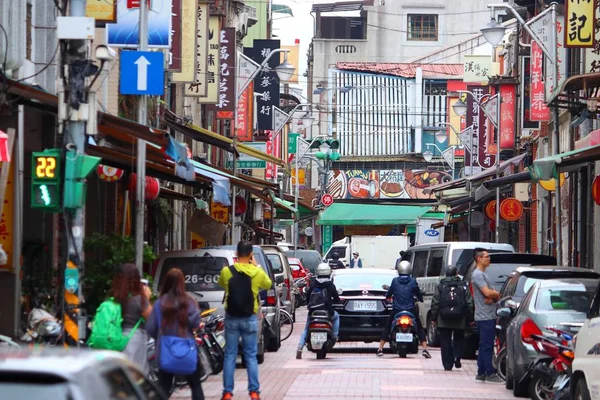 廸路上で 台湾で台北市 2018 大同区廸通り台北で最も古いショッピング街の つであります — ストック写真