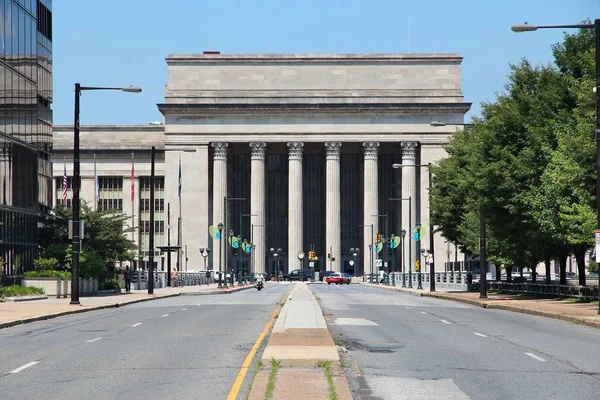 30Th Street Station Philadelphia Pennsylvania Major Railroad Station — Stock Photo, Image