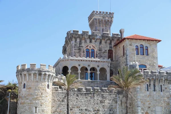 Замок Форте Фабрис Крус Эсториле Португалия — стоковое фото