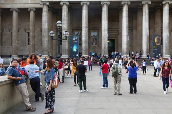 Londres Reino Unido Julio 2016 Gente Visita Museo Británico Londres —  Fotos de Stock