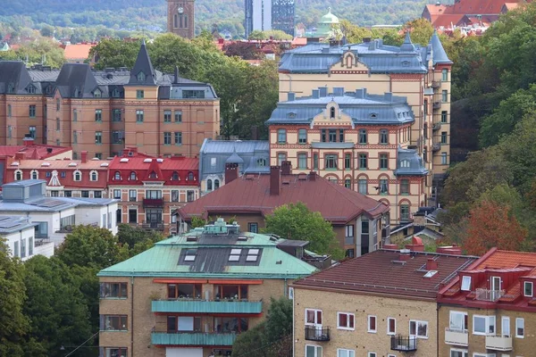 瑞典哥德堡 城市景观与住宅建筑 — 图库照片