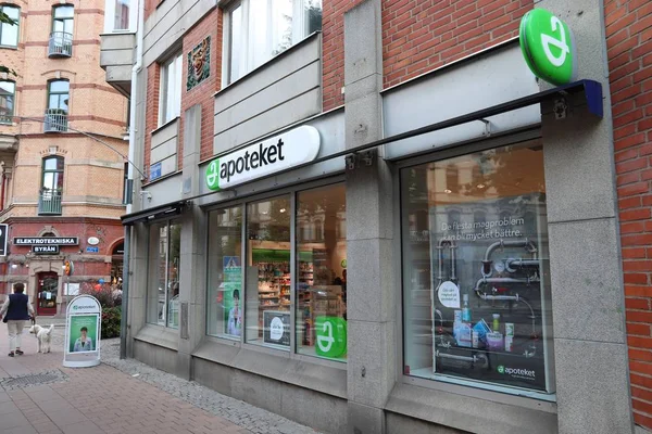 Göteborg Schweden August 2018 Apotheke Göteborg Schweden Die Monatlichen Konsumausgaben — Stockfoto