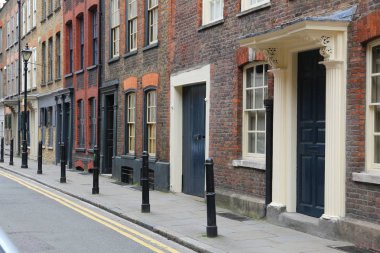 Shoreditch, Londra Hackney İlçesi. İngiliz mimarisi.