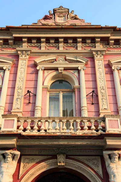 Romanya Eski Kasaba Mimari Targu Mures Şehir Tirgu Mures Şehirdir — Stok fotoğraf