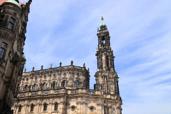 Hofkirche Katedra Rzymsko Katolicka Drezno Niemcy — Zdjęcie stockowe