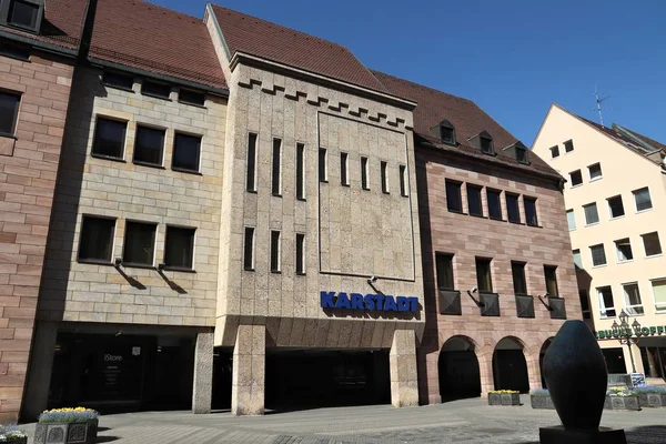 Nürnberg Mai 2018 Karstadt Warenhaus Nürnberg Karstadt Warenhaus Gmbh Ist — Stockfoto