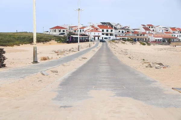 Baleal Surfing Town Bei Peniche Portugal Regenwetter — Stockfoto