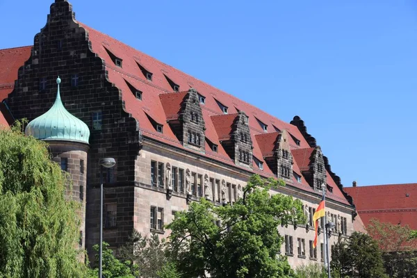 Norimberk Německo Justiční Palác Kde Norimberských Procesů Došlo Druhé Světové — Stock fotografie