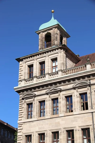 Norimberk Německo Stará Radnice Budova Altes Rathaus — Stock fotografie