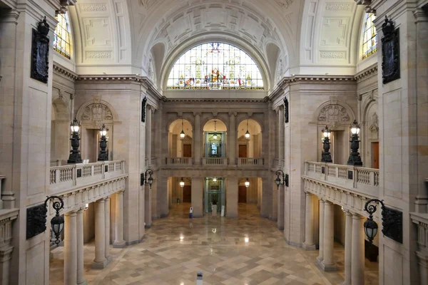 莱比锡 2018年5月9日 联邦行政法庭 Bundesverwaltungsgericht 在莱比锡 它是德国五最高法院之一 — 图库照片