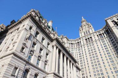 New York City - vekil Adliye (olarak da bilinen Hall, kayıtları) ve Manhattan Belediye Binası.