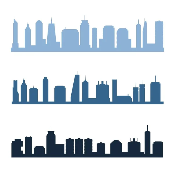 Générique ville skylines — Image vectorielle